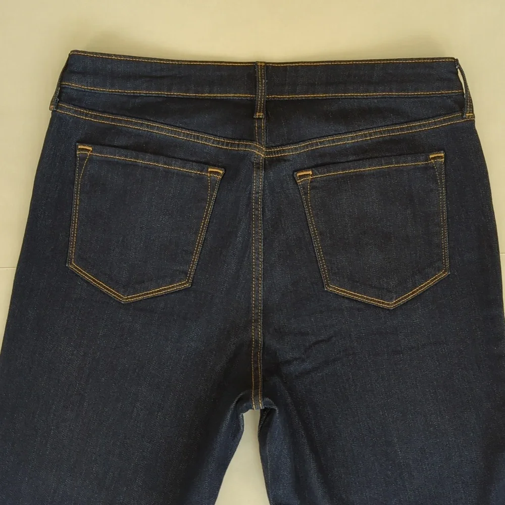 NWOT Old Navy High-Rise Wow Straight Denim Mom Jeans 14 Dark Wash Blue Pockets - Picture 10 of 13